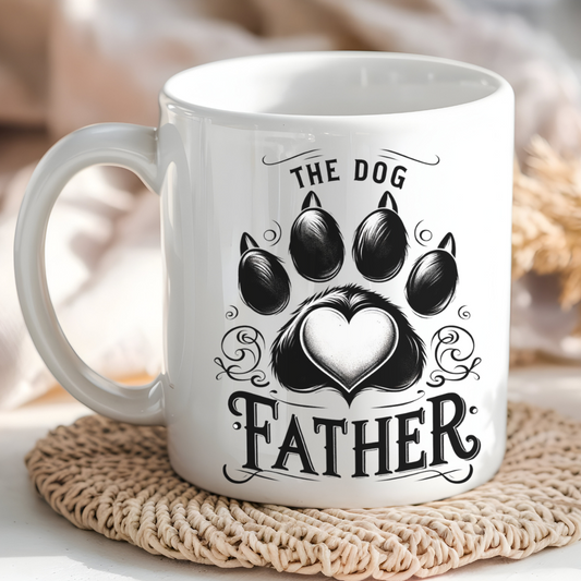 The Dog Father Ceramic Mug - Perfect Gift for Dog Lovers